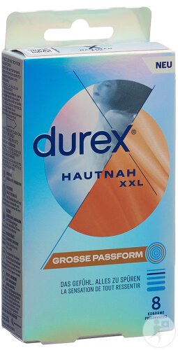 Durex Hautnah Préservatif XXL 10 Pièces