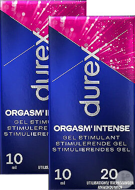 Durex Orgasm'Intense Gel Stimulant Intensification Orgasme Féminin 2x10ml Promo Pack
