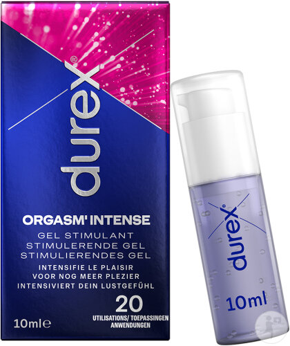 Durex Orgasm'Intense Gel Stimulant Intensification Orgasme Féminin Flacon 10ml