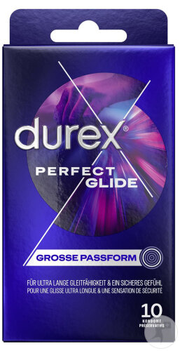 Durex Perfect Glide Préservatif 10 Pièces