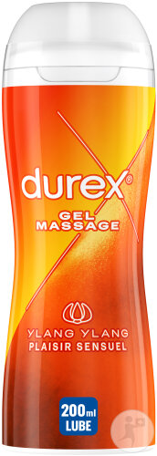 Durex Gel Massage Lubrifiant Sensuel À Base D'Eau 2en1 Ylang Ylang Tube 200ml