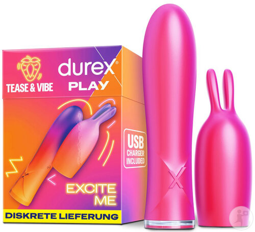 Durex Play Tease & Vibe 2in1 Vibrator Teaser-Spit 1 Pièce