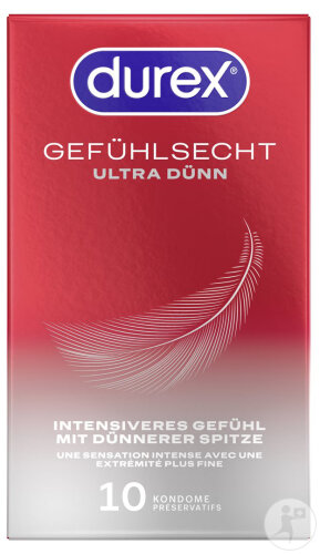 Durex Préservatif Sensoriel Ultra 10 Pièces