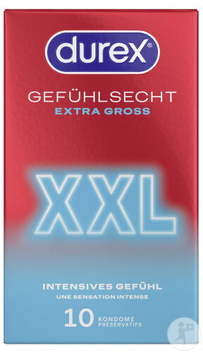 Durex Préservatif Sensoriel XXL 10 Pièces
