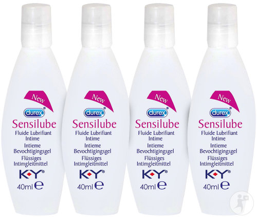 Durex Promo Pack Sensilube Fluide Lubrifiant Intime 4 x 40ml