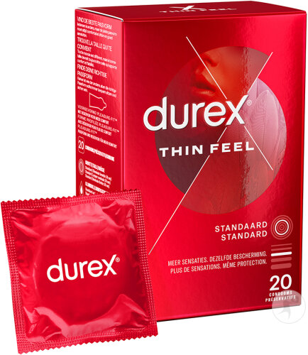 Durex Thin Feel Préservatifs 20 Pièces