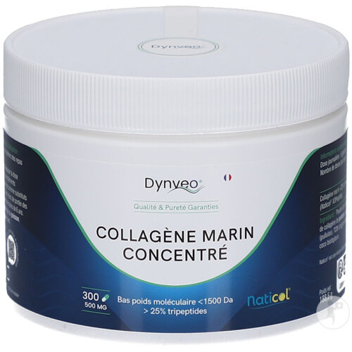 Dynveo Collagène Marin Concentré En Gélules 500mg 300 Gélules