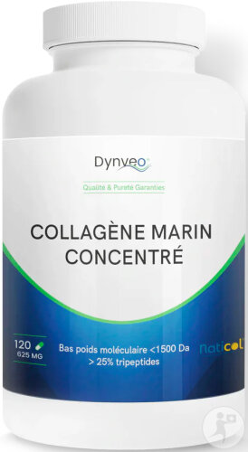 Dynveo Collagène Marin Concentré En Gélules 625mg 120 Gélules
