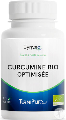 Dynveo Curcumine Bio Optimisée TurmiPure Gold Microencapsulée 300mg 30 Gélules