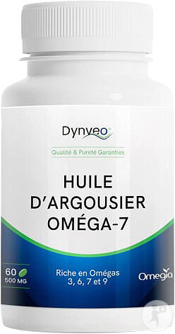 Dynveo Huile D'Argousier Oméga-7 60 Capsules Végétales