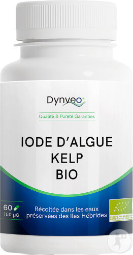Dynveo Iode D'Algue Kelp Bio 60 Gélules