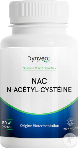 Dynveo NAC N-Acétylcystéine Pure 60 Gélules