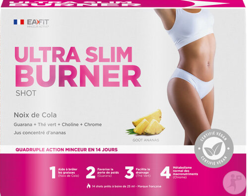 EA Fit Ultra Slim Burner Shot Saveur Ananas 14 Shots