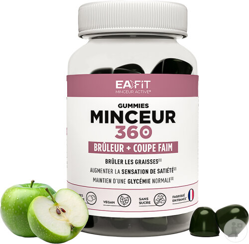 EaFit Minceur 360 Programme Complet Gummies 60 Pièces