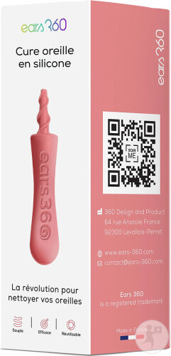 Ears 360 Cure-Oreille Rose 1 Pièce