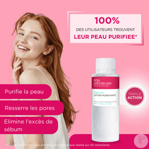 Eau Précieuse Clearskin Lotion Purifiante Peaux à Tendance Acnéique Flacon 375ml-2