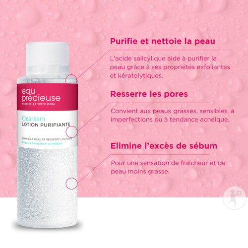 Eau Précieuse Clearskin Lotion Purifiante Peaux à Tendance Acnéique Flacon 375ml-4