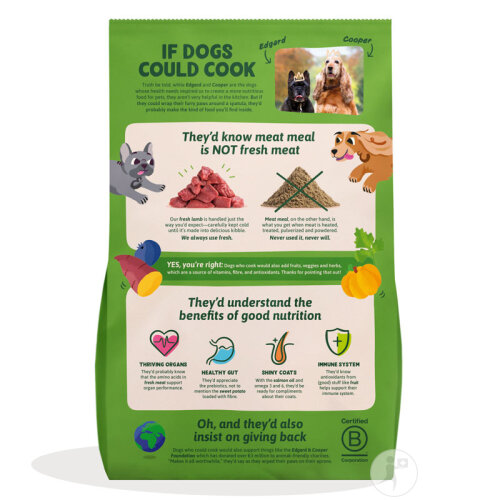 Edgard & Cooper Croquettes Chiens Adultes Medium Agneau Frais 7kg-2