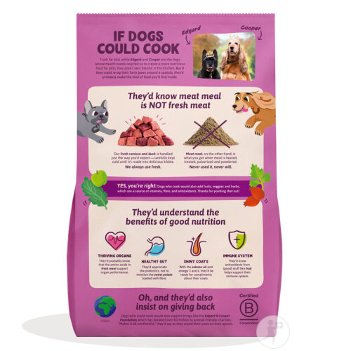 Edgard & Cooper Croquettes Chiens Adultes Petits Gibier & Canard Frais 3kg-2