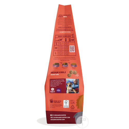 Edgard & Cooper Croquettes Chiens Seniors Medium Poulet & Saumon Frais 2,5kg-3