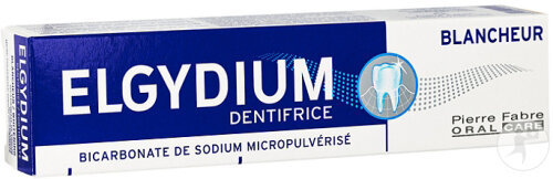 Elgydium Dentifrice Blancheur Fraîcheur Menthe Tube 75ml