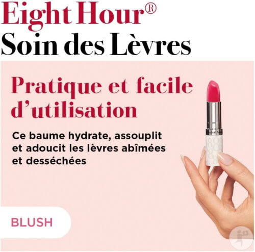 Elizabeth Arden Eight Hour Cream Baume Protecteur Lèvres IP15 Teinte Blush Et Effet Glossy 3,7g-2