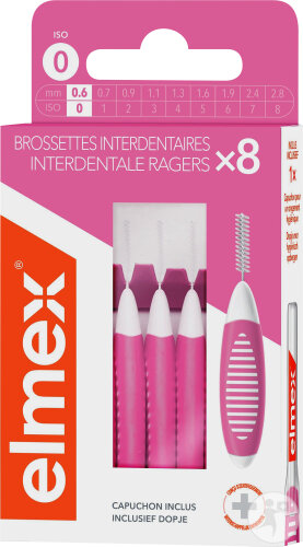 Elmex Brossette Interdentaire 0,6mm 8 Pièces