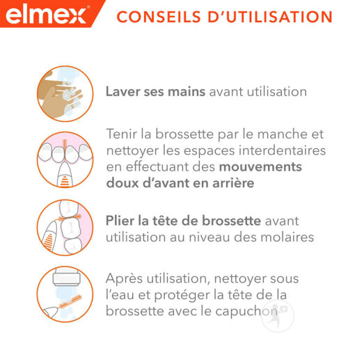 Elmex Brossette Interdentaire 1,3mm 8 Pièces-3