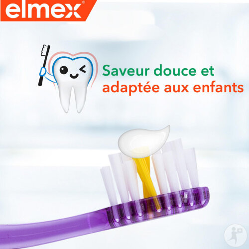 Elmex Junior Anti-Caries Dentifrice Enfant 6-12 Ans Tube 75ml-5