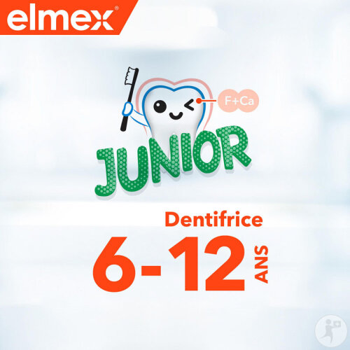 Elmex Junior Anti-Caries Dentifrice Enfant 6-12 Ans Tube 75ml-7