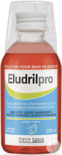 Eludrilpro Solution Pour Bain De Bouche Flacon 200ml