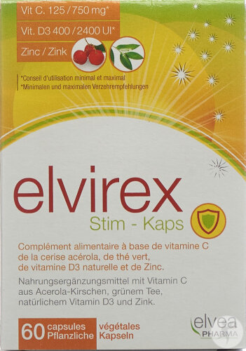 Elvirex Stim Kaps 60 Pièces