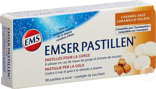 Emser Pastilles Caramel Salé 30 Pièces