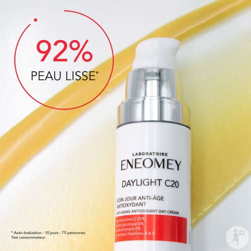 Eneomey Daylight C20 Fluide De Jour Anti-Âge Antioxydant Flacon-Pompe Airless 30ml-4