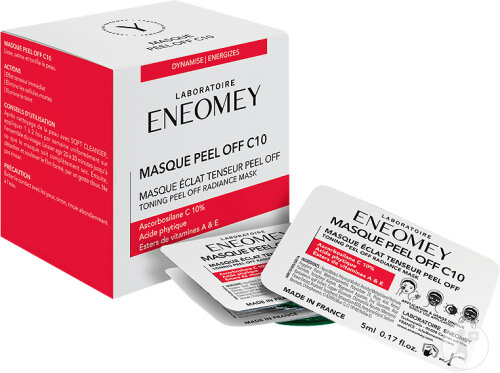 Eneomey Masque Peel Off C10 Éclat Tenseur Monodoses 6x5ml