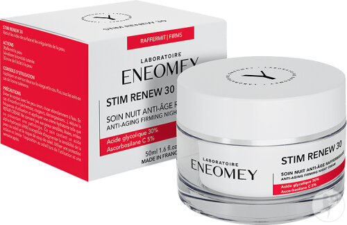 Eneomey Stim Renew 30 Soin Nuit Anti-Âge Raffermissant Pot 50ml