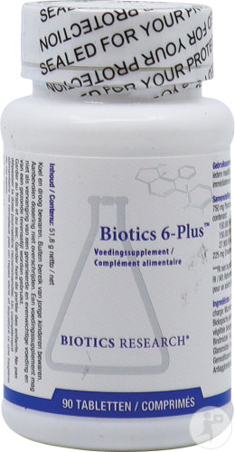 Energetica Natura Biotics 6-Plus 90 Comprimés