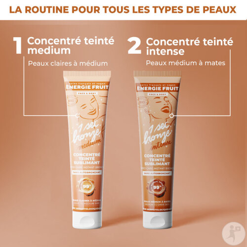 Energie Fruit Concentré Teinte Sublimant Peau Claire À Medium Bio Tube 100ml-6