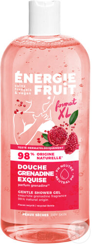 Energie Fruit Gel Douche Grenadine Exquise Flacon 500ml