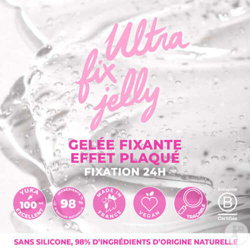 Energie Fruit Ultra Fix Jelly Gelée Fixante Effet Plaque Sans Silicone Tube 140ml-2