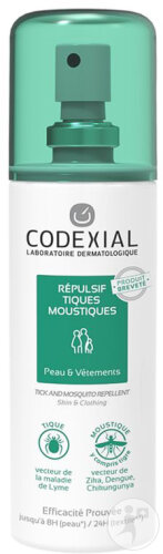 Eno Codexial Répulsif Tiques Moustiques TP19 Spray 75ml