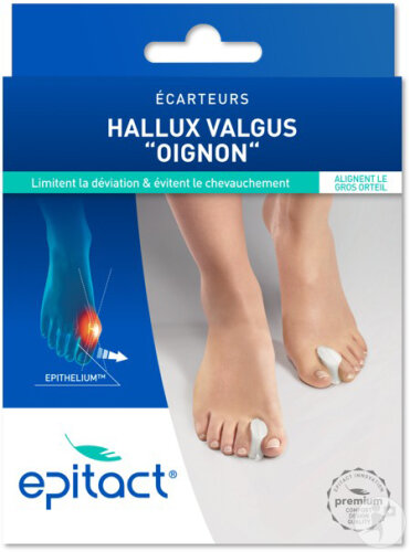 Epitact Ecarteurs Hallux Valgus Oignon 2 Pièces