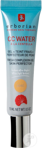 Erborian CC Water Gel Teint Frais Perfecteur De Peau Doré 15ml