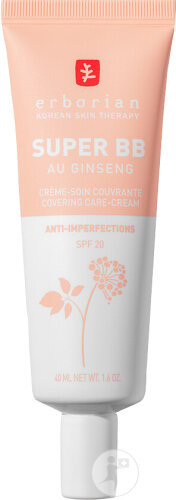 Erborian Super BB Crème Soin Couvrant Anti-Imperfections Clair 40ml
