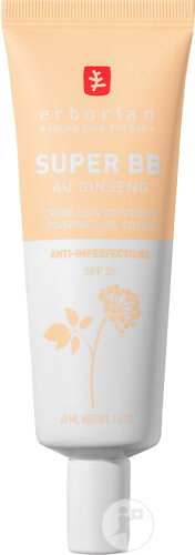 Erborian Super BB Crème Soin Couvrant Anti-Imperfections Nude 40ml
