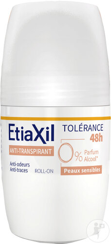 Etiaxil Anti-Transpirant Transpiration Modérée Aisselles Tolérance 48h Roll-on 50ml