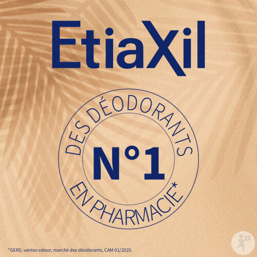 Etiaxil Déodorant Anti-Transpirant Végétal Transpiration Modérée 48h Parfum Coco Bio Roll-On 2x50ml-3