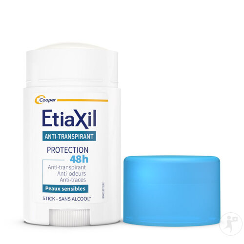 Etiaxil Déodorant Anti-Transpirant Traitement Transpiration Modérée Aisselles 48h Stick 40ml-2