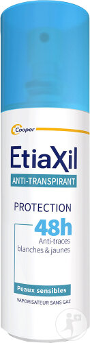Etiaxil Déodorant Anti-Transpirant Traitement Transpiration Modérée Aisselles 48h Spray 100ml