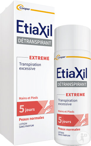 Etiaxil Déodorant Détranspirant Transpiration Excessive Pieds Mains Extreme Protection 5 Jours 100ml